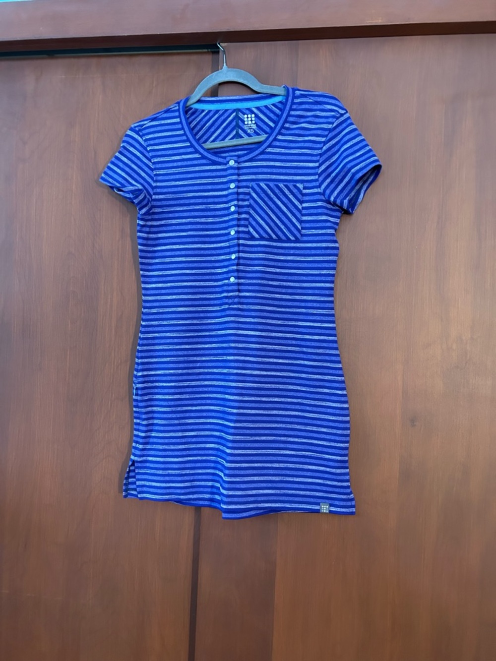 Title Nine Purple Striped Dress